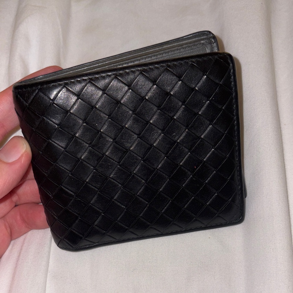 Bottega Veneta Black leather wallet